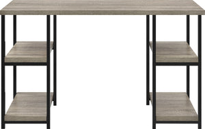 Dorel Home Elmwood Double Pedestal Desk From Front-Better Bed Company