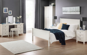 Julian Bowen Maine White Bed Frame-Better Bed Company 