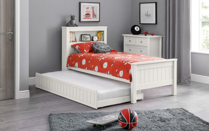 Julian Bowen Maine Bookcase Bed Surf White