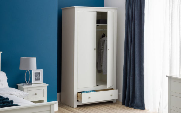 Julian Bowen Radley Wardrobe White