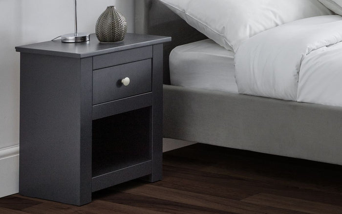 Julian Bowen Radley Bedside Table Anthracite