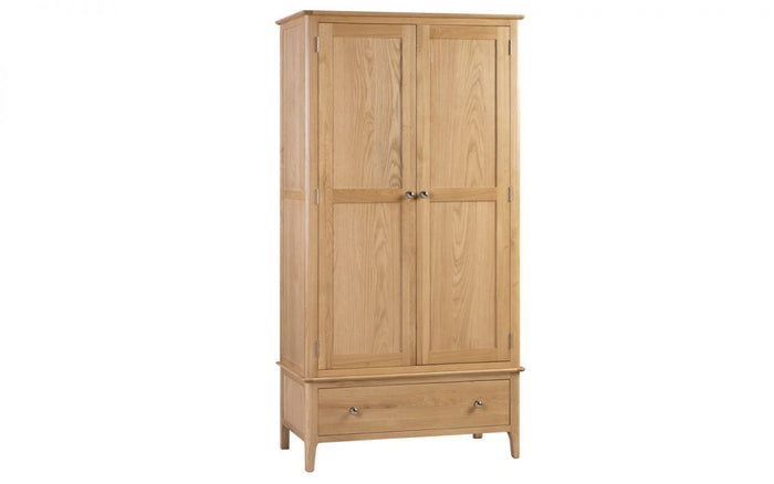 Julian Bowen Cotswold 2 Door 1 Drawer Wardrobe