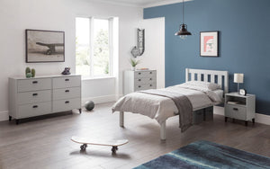 Julian Bowen Luna Bed Grey-Better Bed Company 