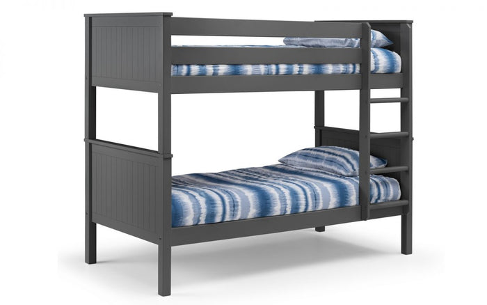 Julian Bowen Maine Bunk Bed Anthracite