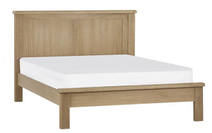 Julian Bowen Memphis Limed Oak Bed From Front Side-Better Bed Company
