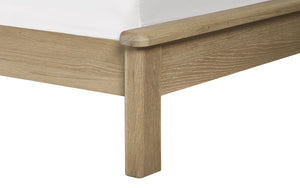 Julian Bowen Memphis Limed Oak Bed Legs Detail-Better Bed Company