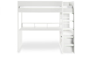 Julian Bowen Blaze Gaming Highsleeper White From Front-Better Bed Company