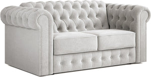 Jay-Be Chesterfield 2 Seater Sofa Bed with Deep e-Sprung™ Mattress CosyChenille-Beam-Better Bed Company