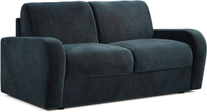 Jay-Be Deco 2 Seater Sofa Bed with Deep e-Sprung™ Mattress CosyChenille-Cobalt-Better Bed Company