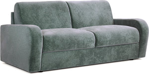 Jay-Be Deco 3 Seater Sofa Bed with Deep e-Sprung™ Mattress CosyChenille-Aqua-Better Bed Company