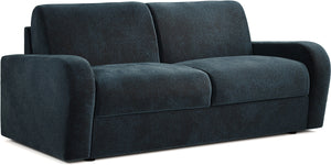 Jay-Be Deco 3 Seater Sofa Bed with Deep e-Sprung™ Mattress CosyChenille-Cobalt-Better Bed Company