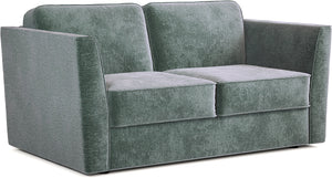 Jay-Be Elegance 2 Seater Sofa Bed with Deep e-Sprung™ Mattress CosyChenille-Aqua-Better Bed Company