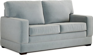 Jay-Be Urban 2 Seater Sofa Bed with e-Pocket Mattress Brushed Twill Sky-Better Bed Company