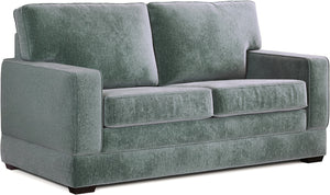 Jay-Be Urban 2 Seater Sofa Bed with e-Pocket Mattress Cosy Chenille Aqua-Better Bed Company