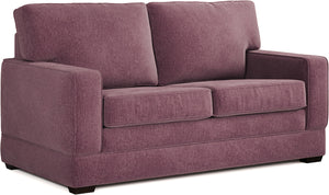 Jay-Be Urban 2 Seater Sofa Bed with e-Pocket Mattress Cosy Chenille Mauve-Better Bed Company