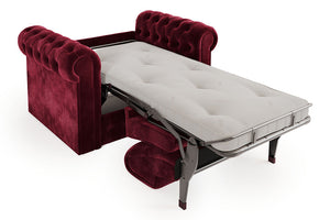 Jay-Be Chesterfield Snuggler with Deep e-Sprung™ Mattress Folded Out As A Bed-Better Bed Company