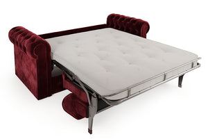 Jay-Be Chesterfield 3 Seater Sofa Bed with Deep e-Sprung™ Mattress As A Bed-Better Bed Company