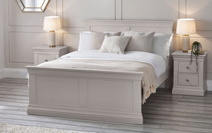 Julian Bowen Clermont Bed Frame Light Grey-Better Bed Company