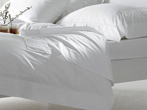 Bellissimo 400 TC Cotton Fitted Sheets White