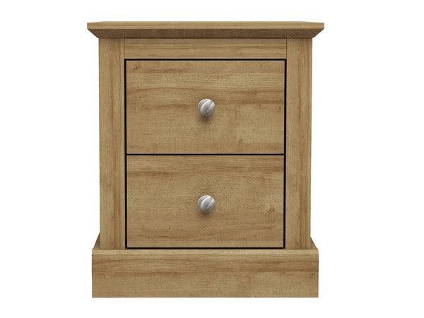 LPD Furniture Devon Oak Bedside Cabinet