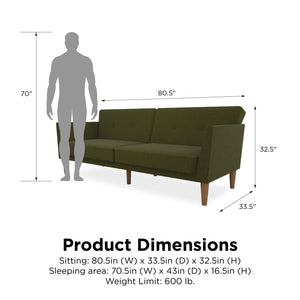 Dorel Home Regal Futon With Man-Better Bed Company