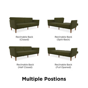 Dorel Home Regal Futon Positions-Better Bed Company
