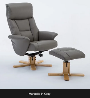 GFA Marseille Recliner And Foot Stool