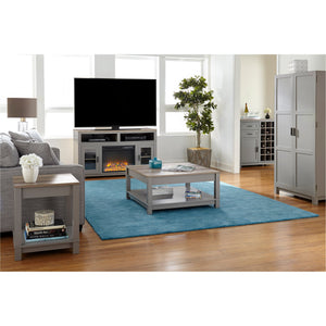 Dorel Home Carver Bar Cabinet Grey Set-Better Bed Company 