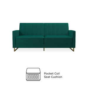 Dorel Home Skylar Sprung Seat Sofa Bed Pocket Sprung Icon-Better Bed Company