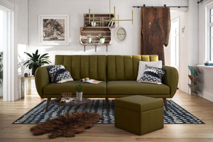 Dorel Home Brittany Sofa Bed Green-Better Bed Company 