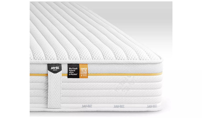 Jay-Be® Bio Fresh Hybrid 2000 e-Pocket™ eco-friendly mattress
