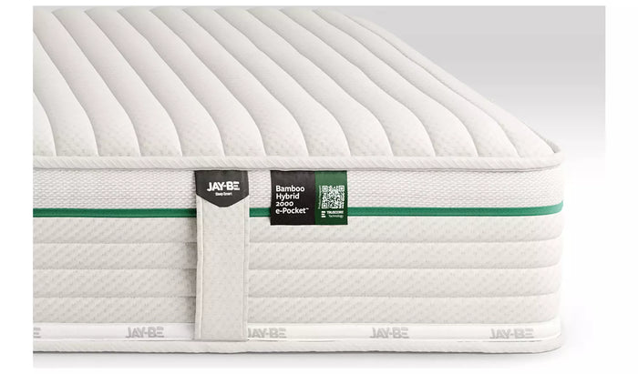 Jay-Be® Natural Fresh Bamboo Hybrid 2000 e-Pocket™ mattress