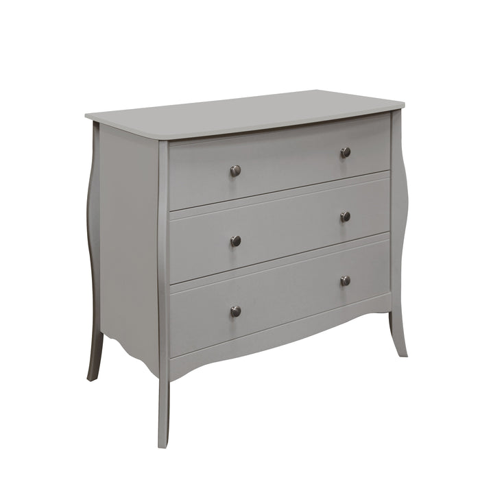Steens Baroque Grey 3 Draw Wide Chest