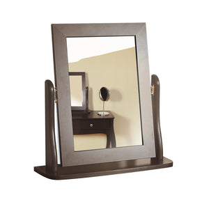 Steens Baroque Black Stool and Mirror