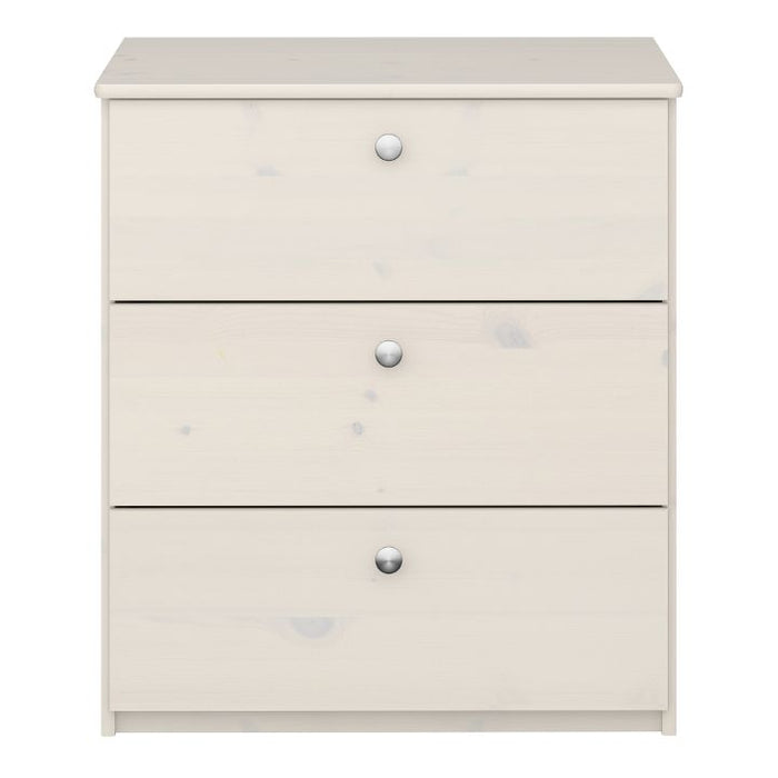 Steens For Kids 3 Draw Chest White Wash