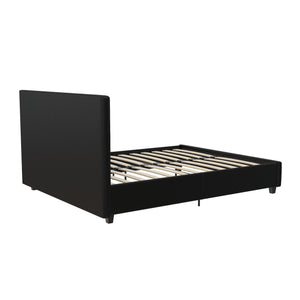 Dorel Home Dakota Bed with Storage Drawers PU From Back-Better Bed Company