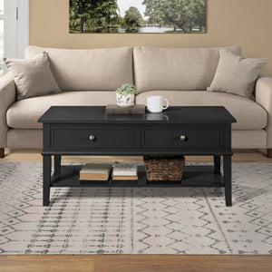 Dorel Home Franklin Coffee Table Black-Better Bed Company 