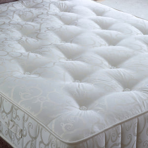 Bedmaster Serene Mattress Tufts And Cover Close Up-Better Bed Company 