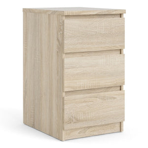 Furniture To Go Naia Bedside 3 Drawers Oka-Better Bed Company 