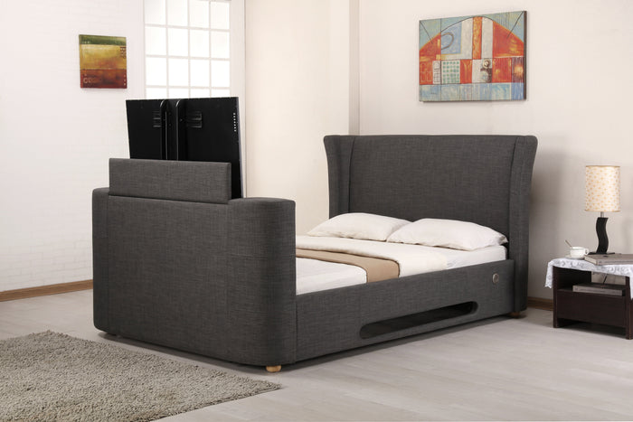 Artisan Bed Company Audio Fabric TV Bed Frame