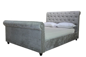 Artisan Bed Company Silver Fabric Bed-Better Bred Company 