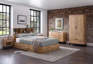 Julian Bowen Bali Bookcase Ottoman Bed-Better Bed Company