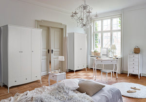 Steens Baroque White 3 Door Wardrobe