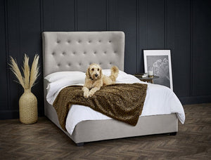 LPD Furniture Belgravia Cappuccino Ottoman Bed-Better Bed Company 