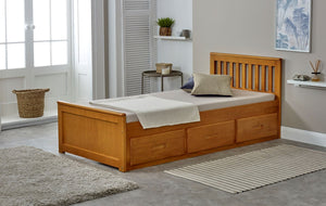 Better Birmingham Drawer Storage Bed Honey-Better Bed Company