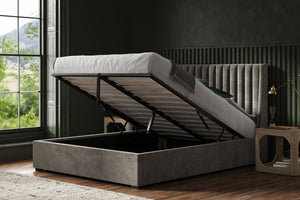 Emporia Beds Bramcote Ottoman bed Mid Grey-Better Bed Company