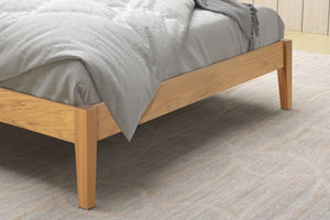 Flintshire Furniture Brynford Oak Bed Frame Foot End-Better Bed Company