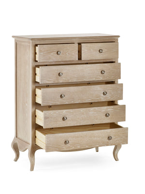 Julian Bowen Camille Camille 4 + 2 Chest Of Drawers Open Draws-Better Bed Company