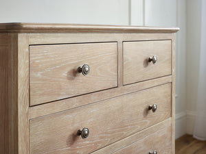 Julian Bowen Camille Camille 4 + 2 Chest Of Drawers Close Up Of Handles-Better Bed Company