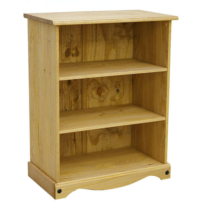 Heartlands Furniture Corona Bookcase Small with 2 Shelves